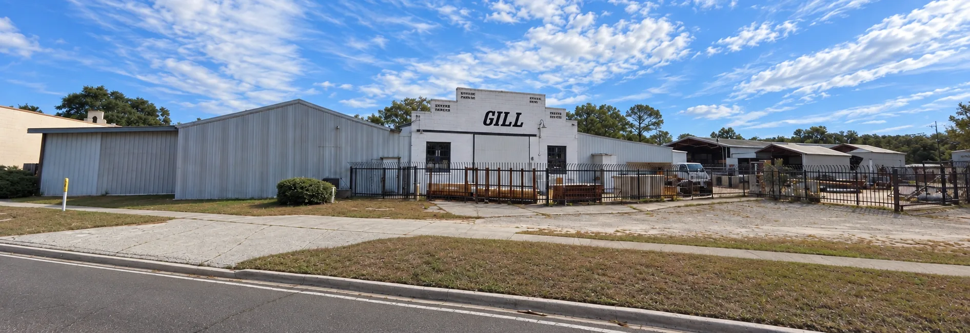 Gill Manufacturing facility, Davenport, Florida The Gill Manufacturing shop on U.S. Highway 17-92 South in Davenport, Florida